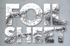 Foil Sheet Photoshop Style