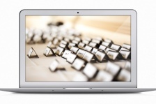 Isolated Macbook Air