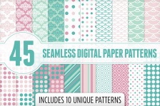 Seamless Digital Papers Pattern Pack 1