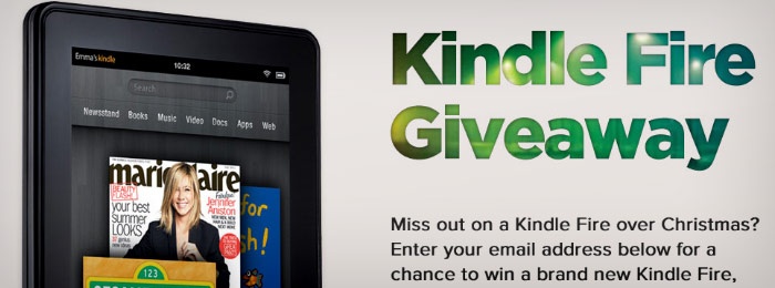 Win a Free Kindle Fire from MyDesignDeals