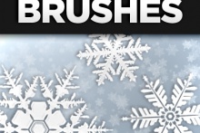Snowflakes Brush Pack 1